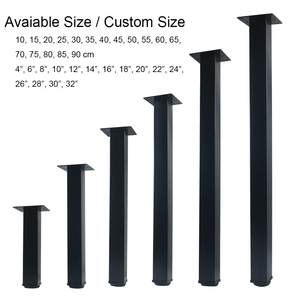 Высококачественные матовые современные квадратные металлические детали для мебели с регулируемой высотой, диван, Офисная гостиная, столовые ножки для дома - Product Image 3