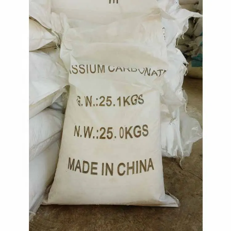 फैक्टरी मूल्य 99.5% K2CO3 प्रकाश कृषि उर्वरक खाद्य फ़ीड ठीक ग्रेड CAS 584-08-7 में निर्जल पोटेशियम कार्बोनेट