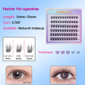 Ensemble de cils sans colle de la série 6 rangées pour des cils entièrement réutilisables, définis et durables, réutilisables et faciles à porter. - Product Image 5