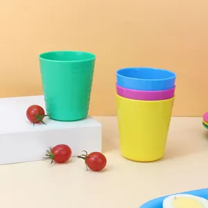 Gobelet d'eau coloré en PP pour enfants, résistant aux chutes, pour la consommation directe à domicile, idéal pour l'été, pour le dropshipping transfrontalier - Product Image 2