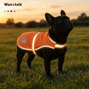 गर्मियों के लिए बेहतर दृश्यता के लिए फ्लोरोसेंट कुत्ते वर्कवियर एक्स xl xl xl पॉलीएस्टर सुरक्षा कपड़े - Product Image 1