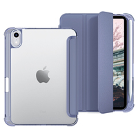 Étui porte-crayon droit souple TPU bord transparent arrière étui magnétique pour iPad 10e génération 10.9