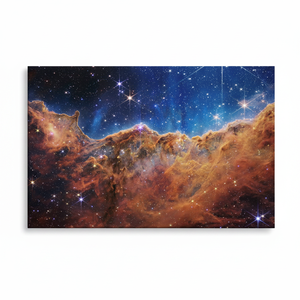 Art mural en verre Cosmic Cliffs Nebula : Impression sur toile, toile encollée - Product Image 2