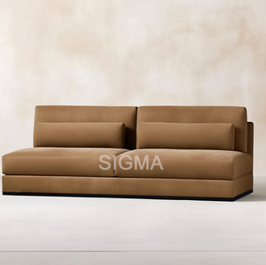 Six Sence โมเดิร์นโซฟาชุดเรียบง่ายในร่มเฟอร์นิเจอร์ Latex สามที่นั่งผ้ามุมห้องนั่งเล่นโซฟา - Product Image 4