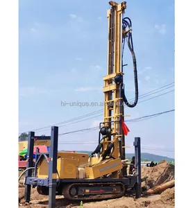 Impianto di perforazione del foro del foro del pozzo d'acqua della macchina dth dell'impianto di perforazione del pozzo d'acqua del compressore d'aria del cingolo da vendere