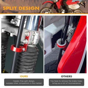 Niceckc guida per morsetto del freno anteriore per <span class=keywords><strong>Honda</strong></span> <span class=keywords><strong>XR</strong></span> 650L XR650L 1993-2022 2023 2024 - Product Image 4