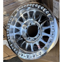 Jantes 4x4 tout-terrain fonctionnelles Beadlock en alliage poli de 17, 18, 19, 20 pouces, 6x135, 6x139.7 pour Dodge Ram 2500 Ford
