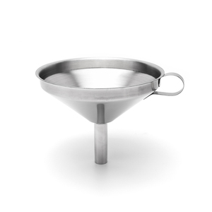 Corong Transfer anggur, tumpahan cair dapur Stainless Steel dengan Filter jala dengan pegangan untuk penggunaan langsung pada peralatan rumah - Product Image 5