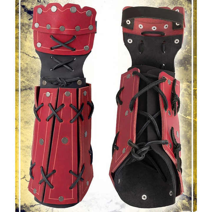 Protège-bras En Cuir Style Médiéval/punk - Gantelet Ajustable, étanche, Pour Tir à L'arc Ou Déguisement