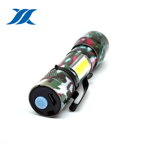Linterna LED XPE de 3W, Mini, Potente, USB, <span class=keywords><strong>con</strong></span> Batería 14500 Integrada, Zoom, Recargable, <span class=keywords><strong>con</strong></span> Clip, Precio de Fábrica - Product Image 4