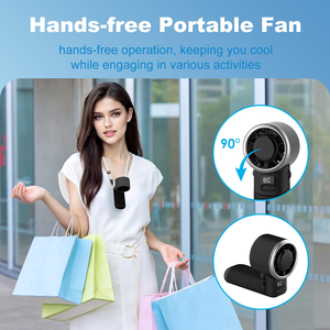 Nuevo Ventilador Portátil Recargable de Mano, Mini Ventilador Plegable Ultrasilencioso de 100 Velocidades, Ventilador Personal de Bajo Ruido para Exteriores y Escritorio - Product Image 5