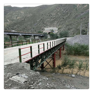 Đúc Sẵn Thép Bailey <span class=keywords><strong>Bridge</strong></span> Modular Thiết Kế Tạm Thời Khẩn Cấp Maley Panel Bridges Mạ Kẽm - Product Image 1