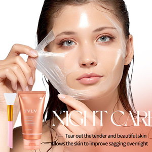 Cuidado de la Piel, Mascarilla Facial Nocturna Exfoliante de Colágeno para una Piel Radiante - Product Image 3