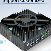 Mini PC industriel Quad-Core I3 pour pare-feu, ordinateur industriel automatisé pour AGV