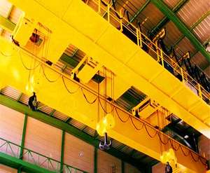 ระบบเครนเหนือศีรษะแบบคานคู่ที่ได้รับการรับรองมาตรฐาน CE ใหม่ พร้อมมอเตอร์ ตัวป้องกันการโอเวอร์โหลดสำหรับงานหนักในโรงงานและโรงผลิตเหล็ก - Product Image 6