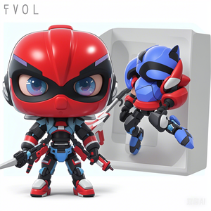 Héroïque <span class=keywords><strong>guerre</strong></span> héros boîte aveugle figurines à collectionner dessin animé véritable poupée mignonne cadeau d'anniversaire pour enfants - Product Image 2