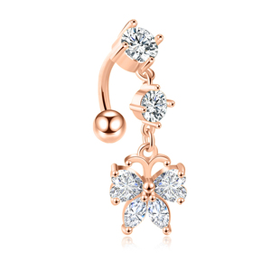 Anelli Pendenti Romantici 14G in Acciaio Inossidabile 316L per Piercing <span class=keywords><strong>all</strong></span>'<span class=keywords><strong>Ombelico</strong></span> da Donna - Gioielli per Matrimonio e Fidanzamento - Product Image 5