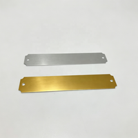 Matériaux de gravure laser : Plaques métalliques vierges, plaques nominatives en laiton à graver pour animaux de compagnie, plaques en aluminium, plaques métalliques