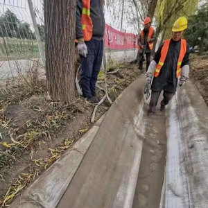 ที่นอนคอนกรีตผ้าห่มซีเมนต์ไฟเบอร์ปูบนผนังคอนกรีต - Product Image 4