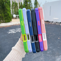 Coque de protection antichoc transparente et colorée 4-en-1 en TPU et acrylique pour iPhone 17 Pro Max