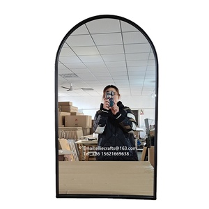 Miroir mural en métal avec <span class=keywords><strong>cadre</strong></span> moderne, vente en gros d'usine, miroir décoratif pour salle de bain, pleine longueur, tailles personnalisables 50x90 - Product Image 1