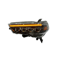 Faro Delantero LED para Toyota 4Runner 2014-2024, Señal de Giro Secuencial, Animación Dinámica de Encendido y Efecto de Luz de Cielo Estrellado