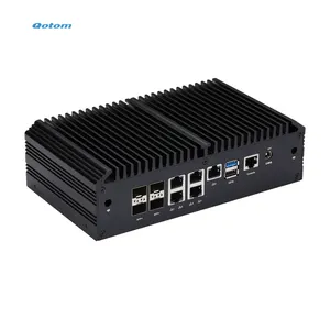 Q20332g9 tường lửa Router Intel Atom c3758 denverton Bộ vi xử lý công nghiệp PC NAS máy chủ 4 10 gam SFP + 5 2.5 gam Lan Mini PC filesserver