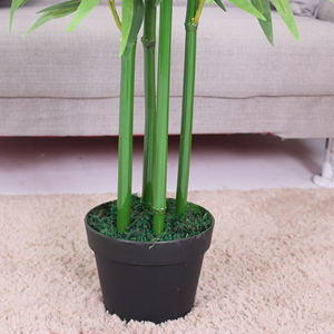 ใบไผ่ประดิษฐ์สีเขียว วัสดุพลาสติกเป็นมิตรกับสิ่งแวดล้อม สำหรับตกแต่งบ้านในร่ม/กลางแจ้ง ขนาดตามสั่ง เหมาะสำหรับเทศกาลอีสเตอร์  ลดราคาพิเศษ - Product Image 5