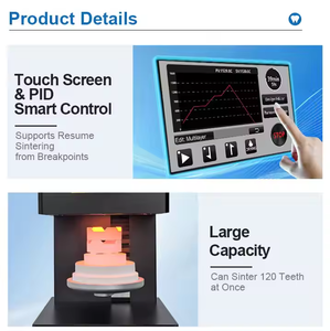 2025 Ownsmile Obsidian Series 1650.C Four de frittage dentaire en zircone à frittage rapide/Four de détail - Product Image 4