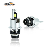 Système d'éclairage automobile série D, ampoules LED Canbus D1S D2S D3S D4S D5S D8S, ventilateur de refroidissement, branchement direct, lampe LED pour voiture