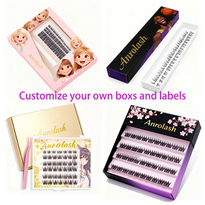 Extensões de Cílios de Marca Privada por Atacado 6-25mm Cílios Individuais 0.03/0.05/0.07mm Bandejas Macias de PBT Coreano Cashmere 17mm - Product Image 3