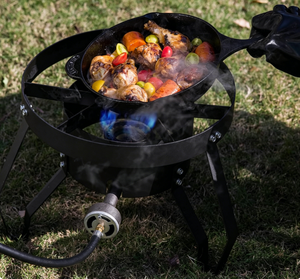 Réchaud à Propane Robuste 85000 BTU avec Régulateur 10 PSI, Poêle à Frire en Fonte Portable Léger <span class=keywords><strong>pour</strong></span> Extérieur, Manuel et Simple - Product Image 4