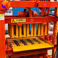Machine à fabriquer des blocs creux en ciment de haute qualité WJ 4-40 avec engrenage pour usine de production - Processus rationalisé pour le Nigéria et le Ghana