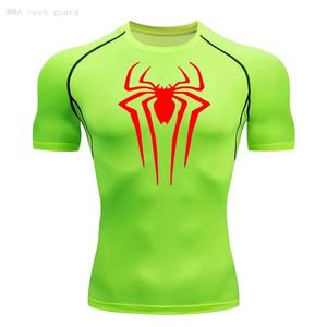 T-shirt de sport décontracté à col rond, résistant aux cheveux, à séchage rapide, imprimé 3D Spider-Man, personnalisé en gros - Product Image 4