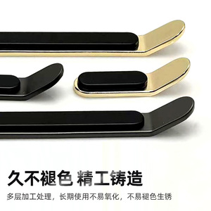 Thumb Handles For <b>Cabinet</b> Drawer Doors Zinc Alloy Minimalist Design Durable Furniture Hardware Accessory - Product Image 3