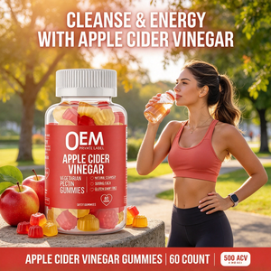 Gummies de Vinaigre de <span class=keywords><strong>Cidre</strong></span> de Pomme OEM ODM 500mg ACV Végétarien Pectine Marque Privée Complément Alimentaire 60 Unités - Product Image 5