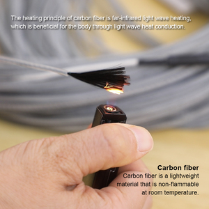 Sang trọng flannel điện sưởi ấm Pad sợi carbon hệ thống sưởi ấm điều chỉnh nhiệt độ cho thoải mái ấm cúng - Product Image 6