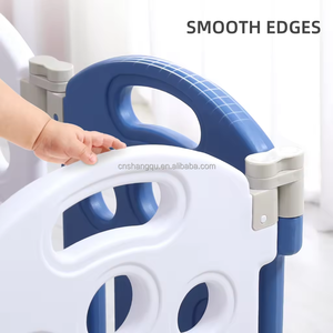 Vsuch nhà máy lớn trẻ em chơi sân an toàn nhựa bé playpens với hàng rào nhựa cho trẻ em gấp trẻ em playpen Set - Product Image 5