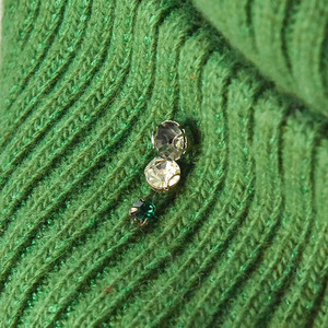 Berretto invernale da donna in lana d'angora lavorato a maglia per donna cappello con diamanti lucidi e scintillanti a maglia con decorazione gioielli - Product Image 6