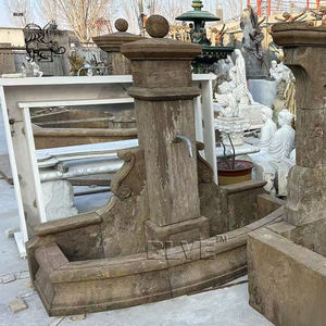 BLVE grande décoration extérieure <span class=keywords><strong>de</strong></span> la maison <span class=keywords><strong>fontaine</strong></span> <span class=keywords><strong>de</strong></span> jardin italienne antique Design fontaines murales en pierre à vendre - Product Image 3