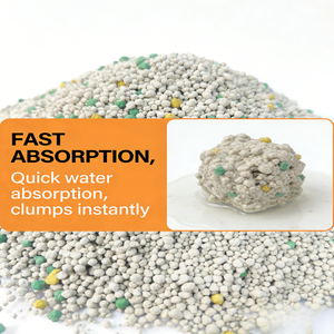 Lettiera per Gatti BENJIE in Bentonite Ecologica, Biodegradabile, Altamente Assorbente, a Rapida Agglomerazione, a Bassa Polvere, con Controllo degli Odori, 5KG - Product Image 3