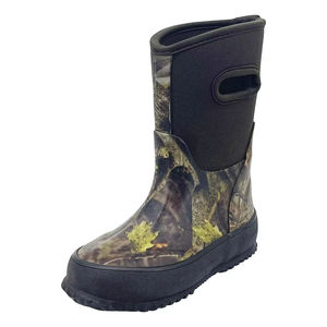 Bottes de <span class=keywords><strong>pluie</strong></span> en néoprène caoutchouc imperméables pour enfants, confortables, mi-mollet, de haute qualité, vente en gros, YL-25088 - Product Image 1