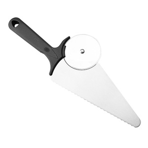 Stainless Steel Pizza Cutter Serrated Triangular Blade Multi Functional Baking Cake Spatula Tool For Pizza And Cake Cutting - Product Image 3