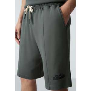 Ensemble de shorts en coton pour homme, coupe ample, kaki, 100% coton, texture douce, 85259 - Product Image 3