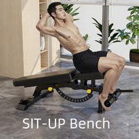 Banc de musculation multifonctionnel réglable, chaise de fitness, banc de musculation pour la maison et usage commercial