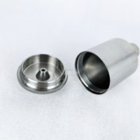 Gobelet de pulvérisation en acier inoxydable de 50 ml, gobelet à peinture incassable, acier inoxydable épaissi, résistant à l'usure et à la corrosion