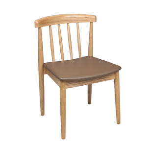 เก้าอี้รับประทานอาหารดีไซน์โมเดิร์นสไตล์นอร์ดิก เฟอร์นิเจอร์คุณภาพสูง ทำจากไม้บีชแท้ สำหรับใช้ในบ้าน ร้านอาหาร ห้องครัว และโรงเรียน - Product Image 2