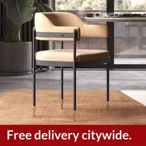 Silla <span class=keywords><strong>de</strong></span> <span class=keywords><strong>Comedor</strong></span> <span class=keywords><strong>de</strong></span> Estilo Italiano <span class=keywords><strong>de</strong></span> Lujo Ligero con Reposabrazos y Respaldo, Construcción Metálica, Modelo CY-634 <span class=keywords><strong>para</strong></span> <span class=keywords><strong>Comedor</strong></span>, Sala <span class=keywords><strong>de</strong></span> Estar, Bar - Product Image 5