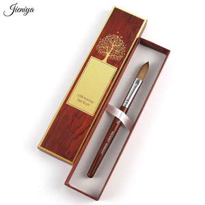 Fabricante profesional <span class=keywords><strong>de</strong></span> cepillos para <span class=keywords><strong>uñas</strong></span> 100% Pure Kolinsky Hair Acrylic Brush Rosewood Handle Acrylic Nail Art Brushes al por mayor - Product Image 5