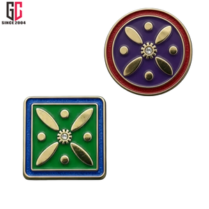 Épinglette en métal personnalisée d'usine avec drapeau Kaviani (Derafsh Kaviani) - Symbole persan ancien de la liberté et de l'unité - Épinglette en émail - 12 ans d'expérience - Product Image 2